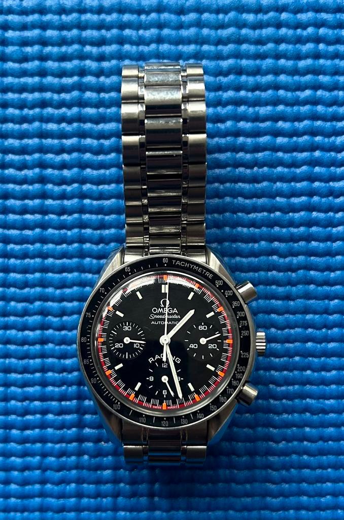 Speedmaster Omega Reduced Michael Schumacher edition, Sieraden, Tassen en Uiterlijk, Horloges | Heren, Gebruikt, Polshorloge, Omega