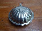 Vintage verzilverd kaviaar schaaltje, schelp, Ophalen of Verzenden