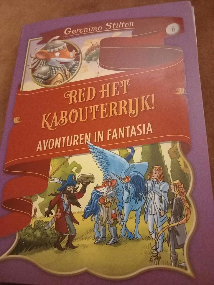 Geronimo Stilton - Red het Kabouterrijk! (Deel 6), Boeken, Kinderboeken | Jeugd | onder 10 jaar, Zo goed als nieuw, Sprookjes