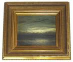 Oud schilderij Schemering in de zee, atelier Mesdag, oliever, Ophalen of Verzenden