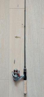 Baars/dropshot hengel met molen compleet en visklaar € 49,00, Watersport en Boten, Hengelsport | Roofvissen, Ophalen, Nieuw, Werphengel