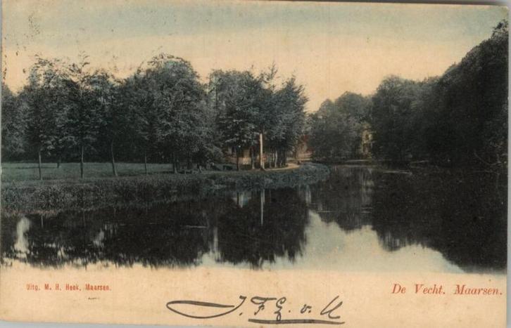 Maarssen De Vecht uitg M.H. Heek  st 1903, Verzamelen, Ansichtkaarten | Nederland, Gelopen, Utrecht, Voor 1920, Verzenden