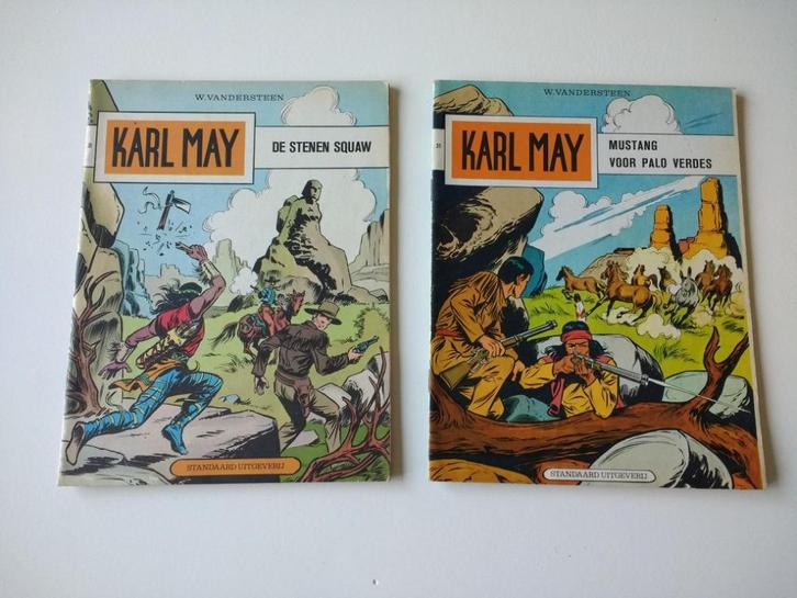 Stripboeken Karl May, Kraaienhove, Indianenreeks junglereeks, Boeken, Stripboeken, Gelezen, Meerdere stripboeken, Ophalen of Verzenden