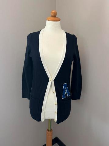 Nieuw! Abercrombie & Fitch vest blauw wit M beschikbaar voor biedingen