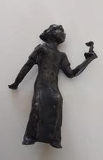 Beeldje, brons, vrouw, Antiek en Kunst, Ophalen of Verzenden, Brons
