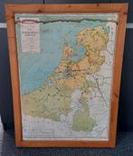 Vintage schoolplaat van Nederland, Ophalen, Aardrijkskunde