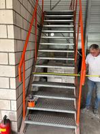 Stalen trap, Doe-het-zelf en Verbouw, Ladders en Trappen, Ophalen, Gebruikt, Trap, 2 tot 4 meter