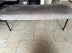 Grijze eetbank, Ophalen, 50 tot 75 cm, Zo goed als nieuw, Metaal