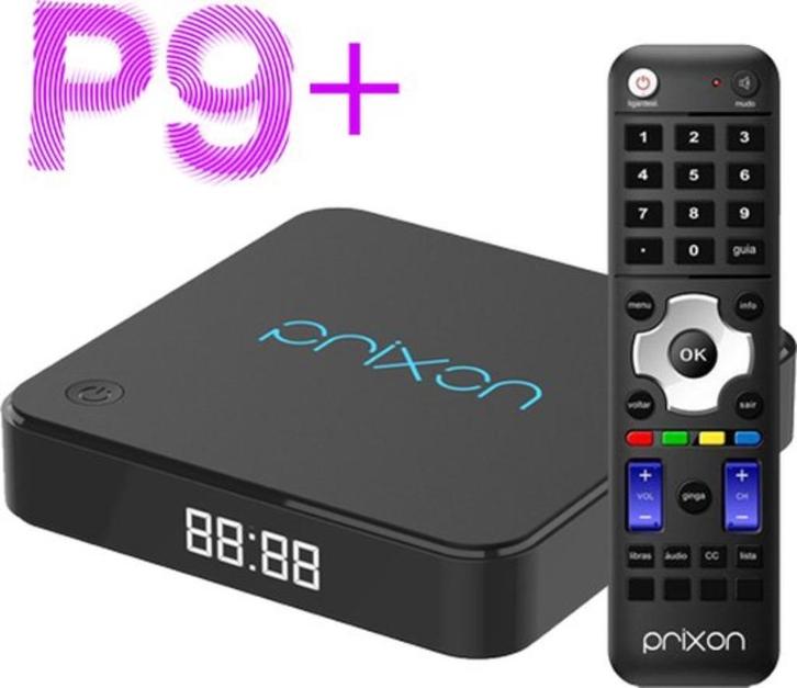 Prixon P9+ IPTV Streambox Linux 4.9 met 1 jaar garantie, Audio, Tv en Foto, Mediaspelers, Nieuw, Minder dan 500 GB, HDMI, USB 2.0