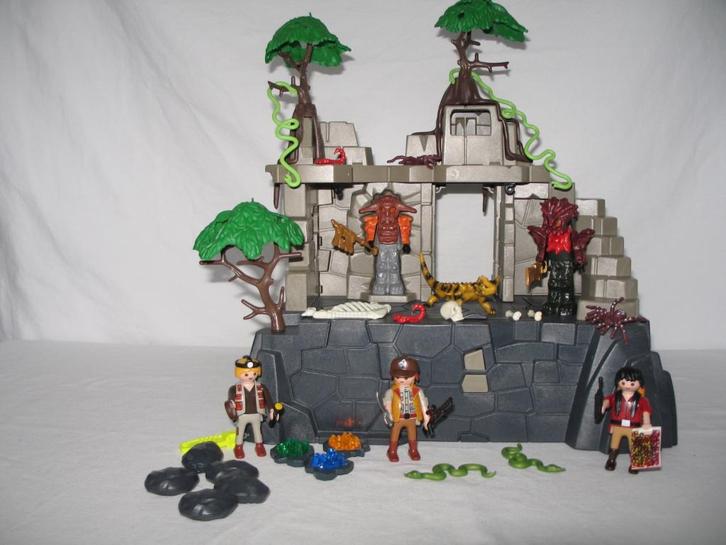 Playmobil Schattentempel, Schattenjagers, Amfibievoertuig, Kinderen en Baby's, Speelgoed | Playmobil, Zo goed als nieuw, Complete set