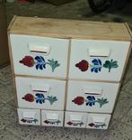 Boerenbont ladekastje, kruidenkastje. Boerenbond, Huis en Inrichting, Overige typen, Ophalen of Verzenden, Zo goed als nieuw, Aardewerk