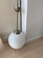 Hanglamp, witte bol, gispen achtig, Huis en Inrichting, Lampen | Hanglampen, Ophalen, Zo goed als nieuw, 75 cm of meer