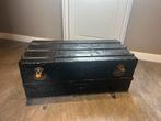 Oude Veldkist / Dekenkist - zwart, Ophalen, Gebruikt, 100 tot 150 cm, 50 tot 75 cm