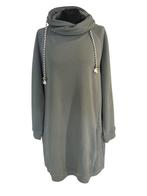 Jurk Sweatshirt stof Ulla Popken mt 41-44 leger groen, Maat 42/44 (L), Ulla Popken, Ophalen of Verzenden, Zo goed als nieuw