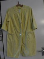 gele vintage ochtendjas, kleine maat 42, badstof, Ophalen of Verzenden, Gedragen, Maat 42/44 (L)