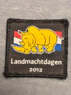 5x5 borstembleem landmachtdagen 2012, Verzamelen, Militaria | Algemeen, Verzenden, Landmacht, Nederland, Embleem of Badge