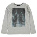 MEXX grijs longsleeve shirt Skyline lichtgrijs maat 14 164, Mexx, Ophalen of Verzenden, Zo goed als nieuw, Shirt of Longsleeve