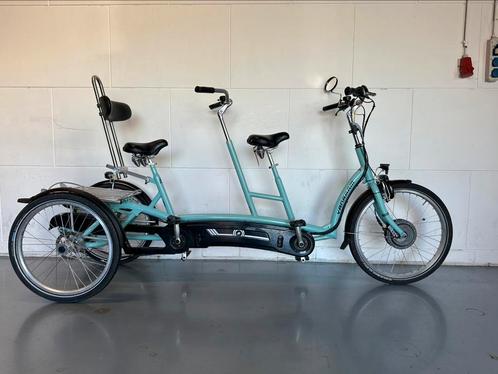 Van Raam Twinny Plus, driewieltandem, elektrisch, topstaat!, Fietsen en Brommers, Fietsen | Tandems, Zo goed als nieuw, Minder dan 10 versnellingen