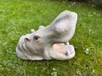Nijlpaard beeld voor vijver, Tuin en Terras, Ophalen, Gebruikt, Kunststof, Dierenbeeld