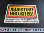 stickers KWANTUM HALLEN BV Amsterdam Diemen Alkmaar Wouden, Ophalen, Nieuw, Meerdere stickers