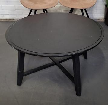 Salontafel - rond - zwart beschikbaar voor biedingen