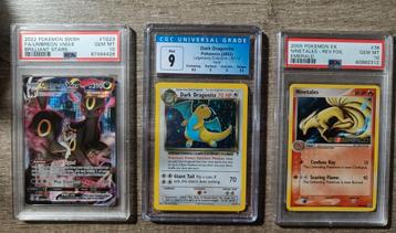 Pokemon psa 10 cgc 9 low pop emerald ninetales vintage slabs beschikbaar voor biedingen