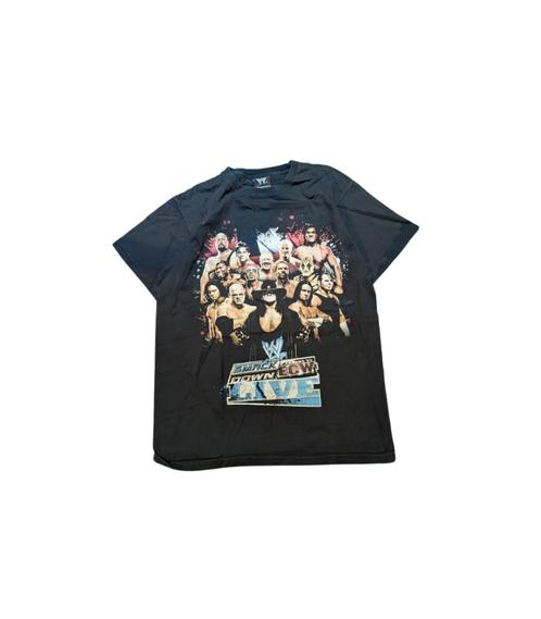 2009 WWE Smackdown Wrestling graphic black t-shirt, Kleding | Heren, T-shirts, Zo goed als nieuw, Maat 46 (S) of kleiner, Zwart