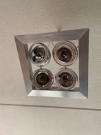 Modular lamp 4 spots los verstelbaar, Ophalen of Verzenden, Zo goed als nieuw, Metaal of Aluminium