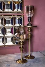 Goudkleurige statafel bartafel hoge bijzettafel PTMD, Pietseweg 13A Oud Gastel, Info@ptmd.nl, Ophalen of Verzenden, Zo goed als nieuw