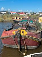Tjalk, Watersport en Boten, Platbodems, Ophalen of Verzenden, Gebruikt, Staal, Diesel