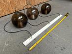 Raak plafondlamp, Ophalen, Zo goed als nieuw, Glas, Space age