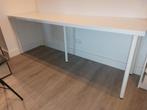 Wit bureau Ikea 2 meter zgan, Huis en Inrichting, Bureaus, Ophalen, Zo goed als nieuw, Bureau