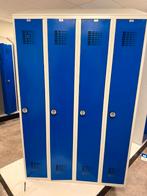Lockerkast Staal - 4deurs met cijferslot, Huis en Inrichting, Kasten | Lockerkasten, Ophalen of Verzenden, Zo goed als nieuw