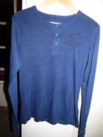 E1221 PETROL INDUSTRIES mt S longsleeve donkerblauw, Petrol Industries, Zo goed als nieuw, Maat 46 (S) of kleiner, Verzenden