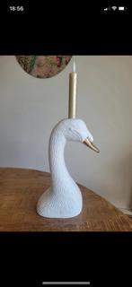 Gezocht kandelaar Zusss zwaan, Ophalen, Overige materialen, Wit, Zo goed als nieuw