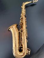 E. Scherhardt Excellent Altsaxofoon, Muziek en Instrumenten, Ophalen, Gebruikt, Alt, Met koffer