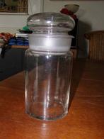 Glazen pot/ stopfles, Ophalen of Verzenden