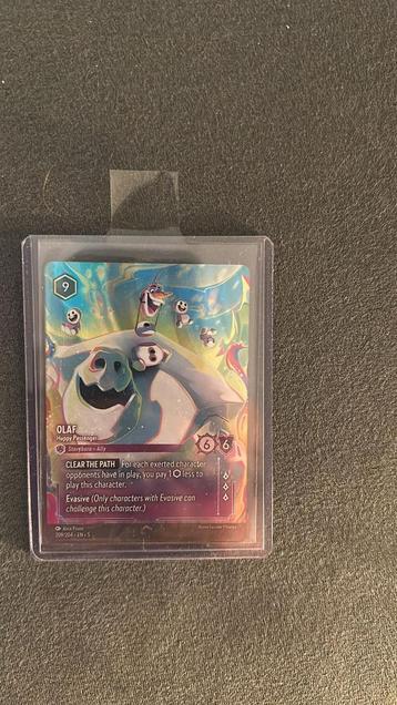 Olaf Happy Passenger Lorcana kaart beschikbaar voor biedingen