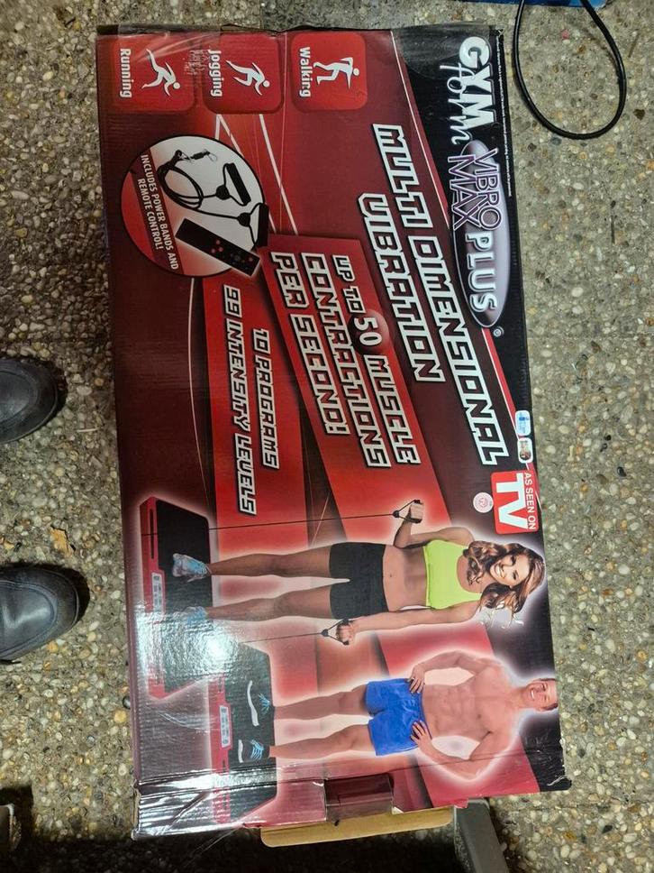 Gymform Vibro Max Plus Trilplaat - Nieuw in doos, Sport en Fitness, Fitnessapparatuur, Nieuw, Krachtstation, Armen, Benen, Buik