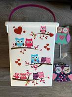 Leuke set met uilen thema, Ophalen of Verzenden, Zo goed als nieuw