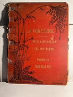 boek getiteld La Fontaine: Keur van Fabels Geïllustreerd,, Ophalen of Verzenden