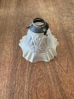 melkglazen hanglamp, Vroeg 20e eeuw, Ophalen of Verzenden, Minder dan 50 cm, Glas