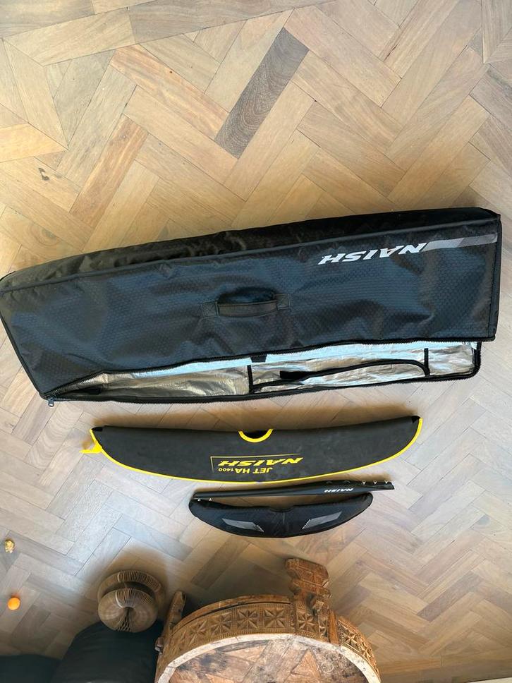 Naish Wing Foil Set - Jet HA 1400, Watersport en Boten, Windsurfen, Gebruikt, Complete set, Met draagtas, Ophalen of Verzenden