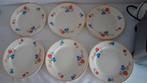 6 Aardewerk Bordjes Maastricht - 20cm, Ophalen of Verzenden