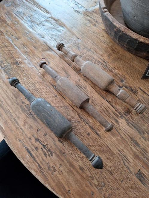 Chapati rollers. Aura peeperkorn/sober/hoffz/landelijk, Antiek en Kunst, Antiek | Gereedschap en Instrumenten, Ophalen of Verzenden