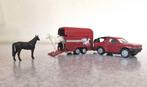 Siku super 1027 Opel Frontera met paardentrailer + 2 paarden, Hobby en Vrije tijd, Modelauto's | 1:87, Ophalen of Verzenden, Zo goed als nieuw