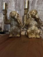 Twee tafellampen Light & Living - MONKEY - Goud, Huis en Inrichting, Lampen | Tafellampen, Ophalen of Verzenden, Zo goed als nieuw