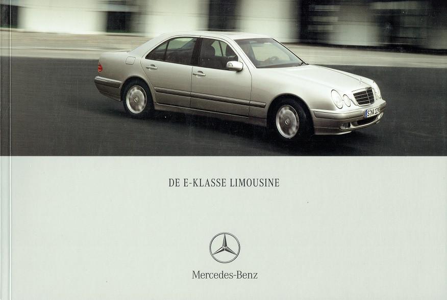 Folder Mercedes-Benz E-klasse Limousine (2001), Verzenden, Gelezen, Mercedes