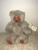 Vintage Robert Raikes Beer met houten gezicht, poten NIEUW, Ophalen of Verzenden, Nieuw, Stoffen beer, Overige merken