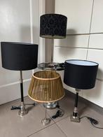 4x hollywood regency lamp Tafellamp  bureaulamp, Ophalen of Verzenden, Zo goed als nieuw, Minder dan 50 cm